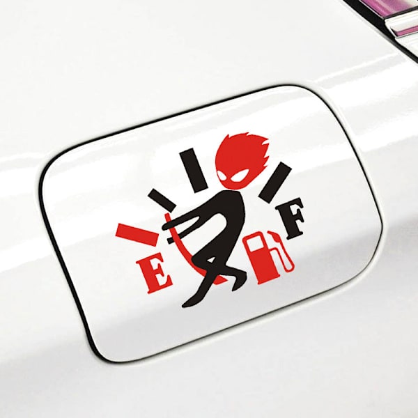 Sjove Bilstickers, Høj Brændstoføkonomi Sticker, Vred Dreng Justerer