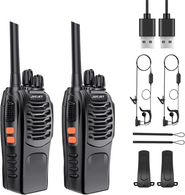 2 stk 88E Vox Ladbare PMR Fjernkontroll Intercom 446MHz 16 C