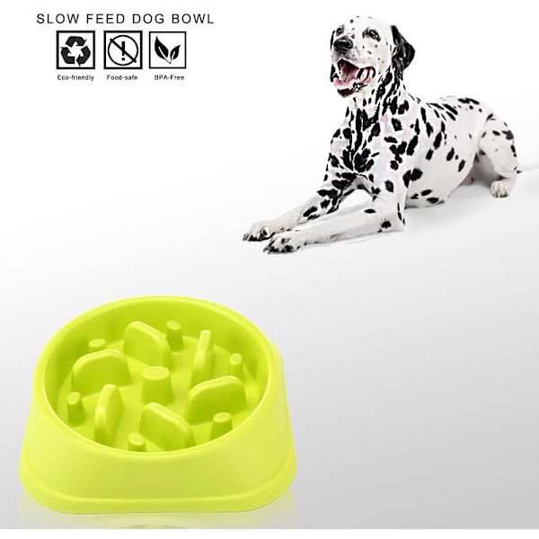Langsom Foderhundebolle Langsom Foder Anti-Skrid Design Sjov Interaktion