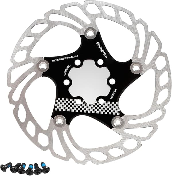 Cykel Skivebremse Rotor MTB 6 Hull Rotor Cykel Tilbehør (Sort