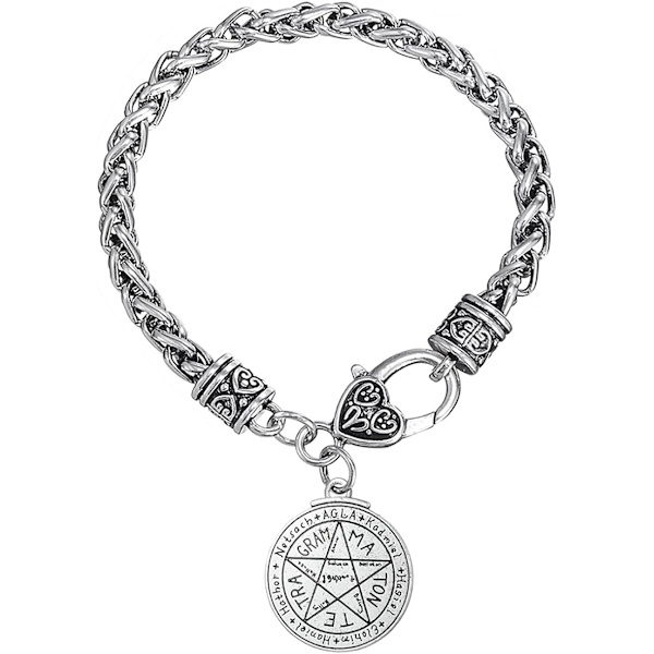 Talisman-ranneke rakkaudelle, pentakkeli Tetragrammaton S:n sinetti