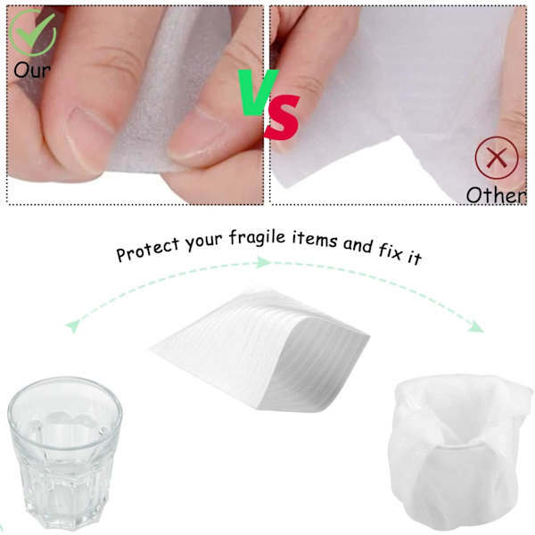 Skumark för Flyttkartonger, Bubbelplast för Porslin
