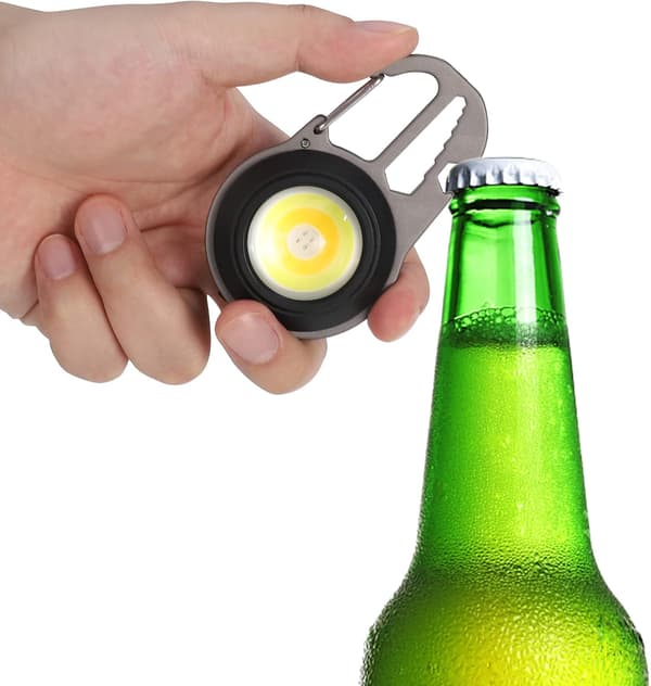Mini LED-taskulamppu, avaimenperä-työvalo 800 lumenia LED