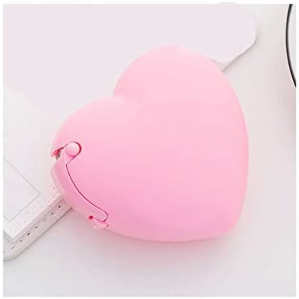 (Rosa färg) Tejpdispenser, Hjärtformad Tejpdispenser