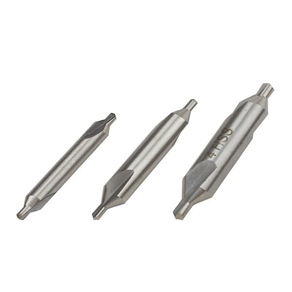 6 st HSS-centreringsborr, 1/1,5/2/2,5/3/5mm 60 graders centreringsborr