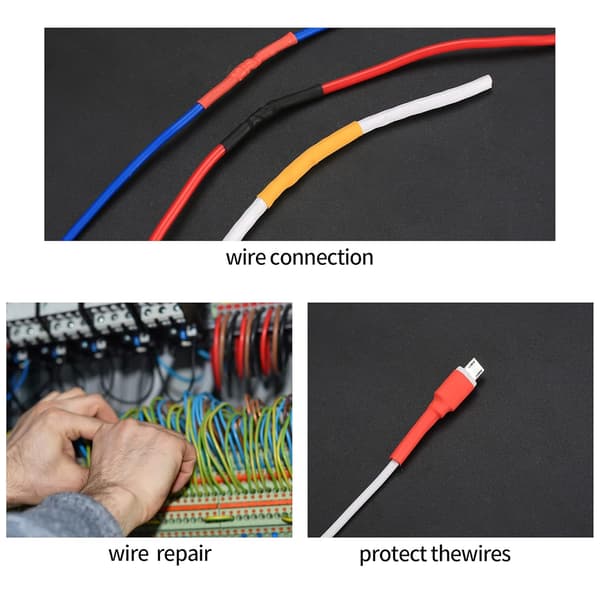 Värmekrympslang, Elektrisk Isolering Värmekrympslang Kabel