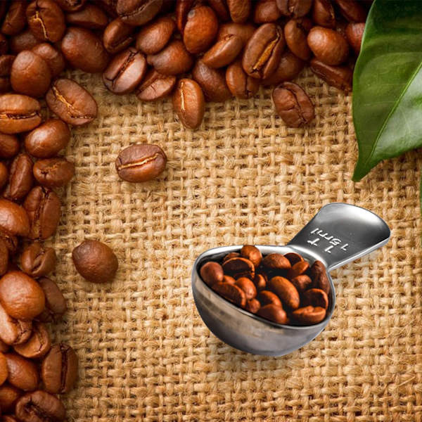 Set med 3 st 15 ml kaffeskedar, rostfria teskedar med S DXGHC