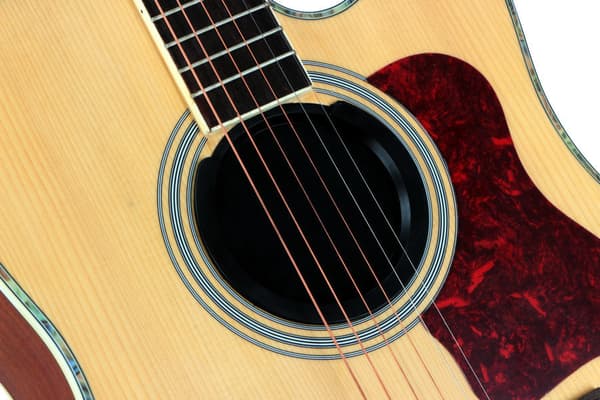 Tum-akustisk elgitarr-ljudhålsfodral Crissent Halt Rubbe