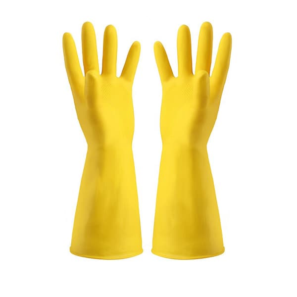2 Par Håndvaskhansker i Gummi, Ekstra Tykke