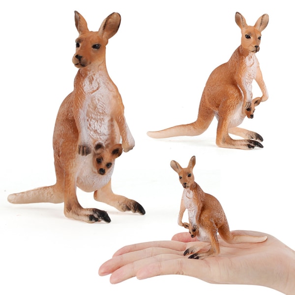 50188 - Figur - Djur - Känguru med unge DXGHC