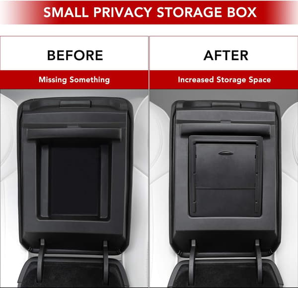 Tesla Model 3 Model Y Senterkonsoll Organizer Armlen Hjemmelagd Sto