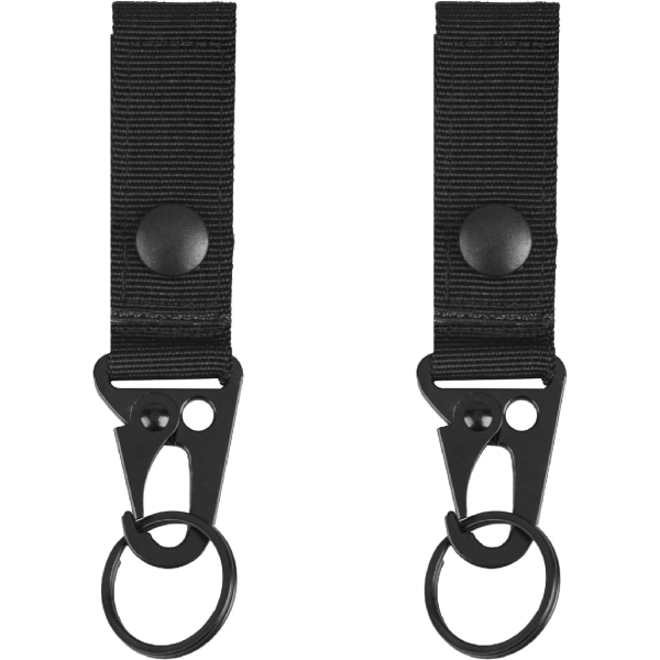 Nylonvev med nøkkelholder Tactical Belte Carabiner Hanging Buc