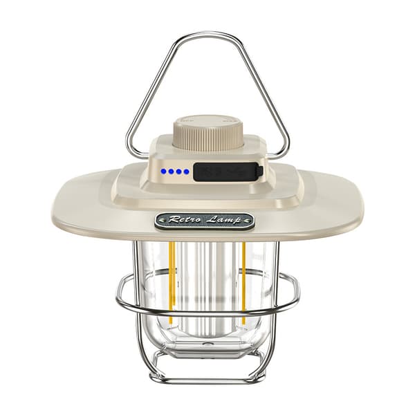 Vit Utomhus Stämningsfull Campinglampa Typ-C Laddningsbar Utomhus C