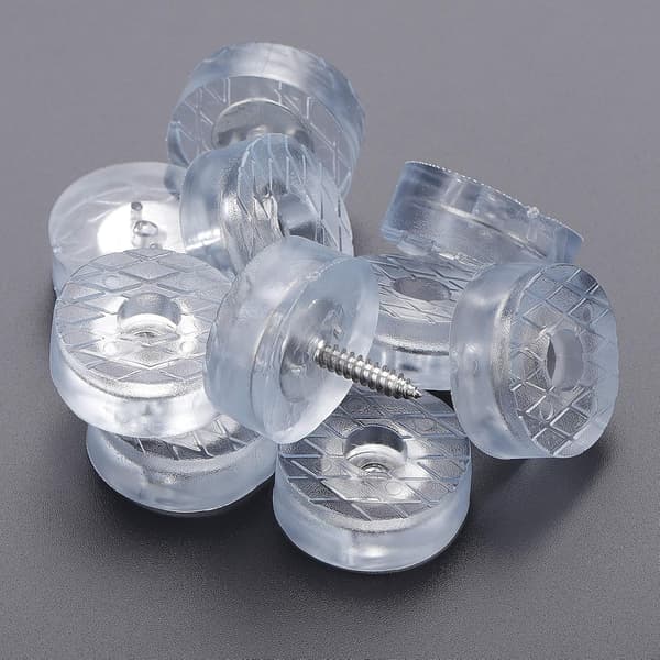 20 Pak Runde Anti-Slip Gummipuder til Møbler, Stole,