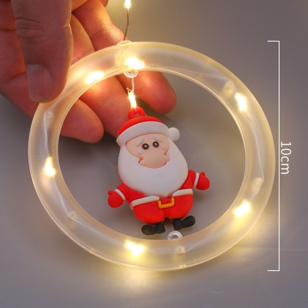 Christmas String Lights, 120 LED 9,8ft Santa Fairy Lights, Waterp