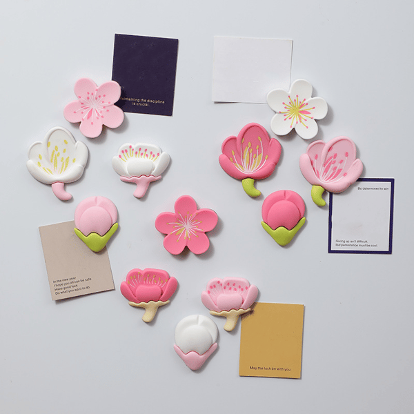（Rosa）4 stycken Love-magneter Kylskåpsmagnet Söt Kylskåpsmagnet Set