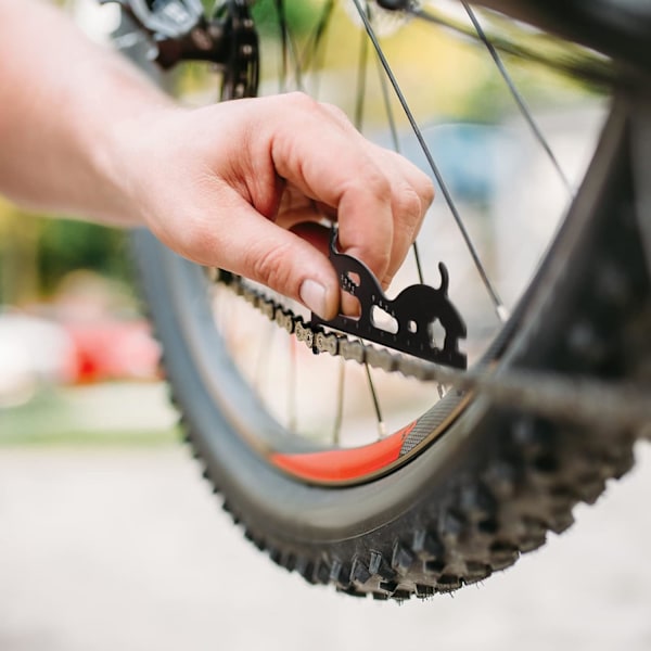Kæde Slidindikator 7 i 1 Cykelkæde Måleapparat til Motorcykel
