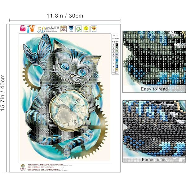 DIY 5D Timanttimaalaus Numeroiden Mukaan Sarja, Timanttimaalaus, Timantti Em