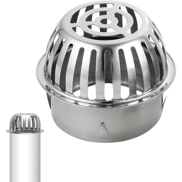 100mm Tagrende Filter Lavet af 304 Ø Rustfrit Stål Tagrende Beskyttelse