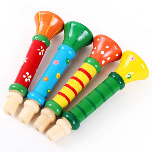 Træfløjter, der lyder, legetøj til småbørn, musikalsk instrument
