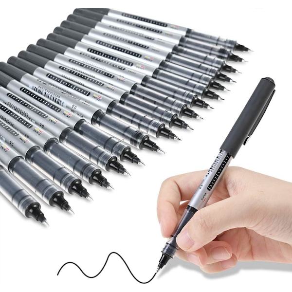 20 Fine Point Kulepenn 0,5 mm Fine Point Rollerball Pen Liqu