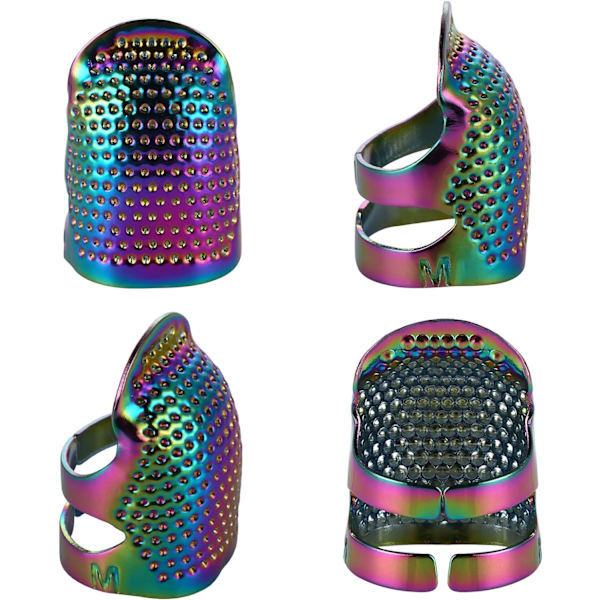 4 stycken metalltumblarer Färgglada fingervärd Adjustable Finge