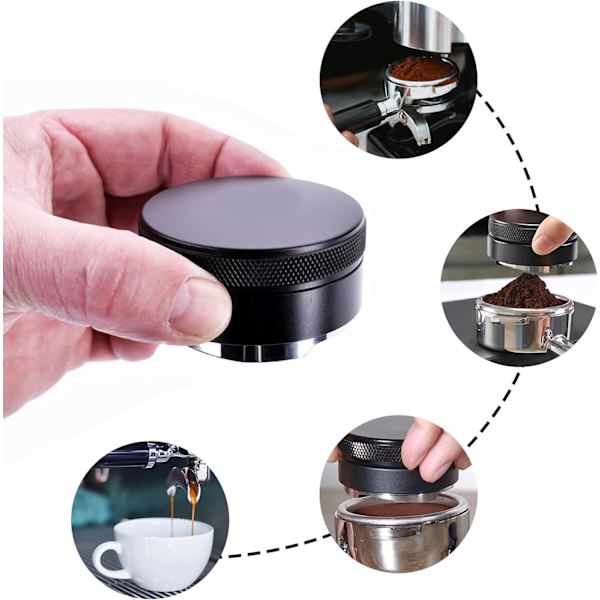 Kaffedistributør Espresso Kaffedistributør, 304 Rustfrit Stål DXGHC