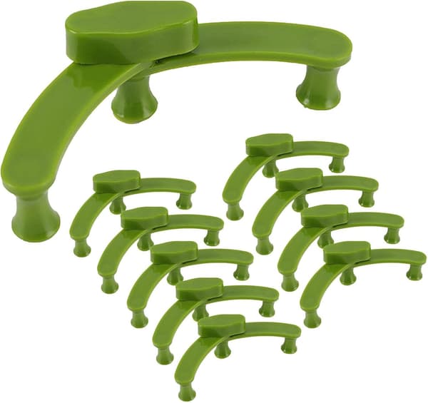 10 stk. Dressing Clips - Plant Bender Drivhus Clips - Gren Be