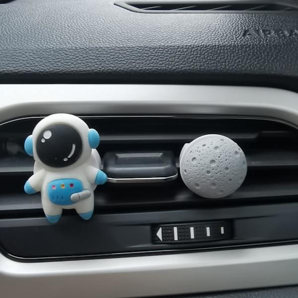 Ihana autoilun tuuletusritilän klipsi, auton sisustustarvikkeet, astronauttiauto