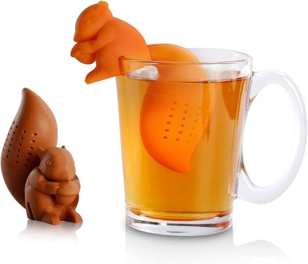 Te-infuser, Spiselig Silikon Te-infuser (Egern Sæt af 2)