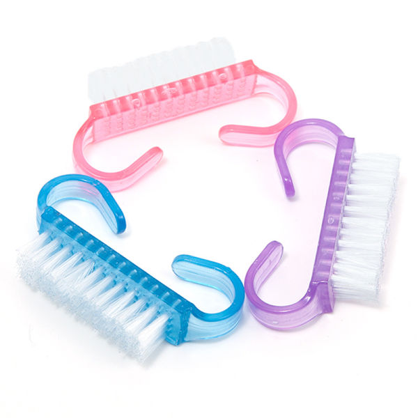 Paket med 9 Nagelböstar Handrengöring Manikyr Pedikyr Nagelscrub