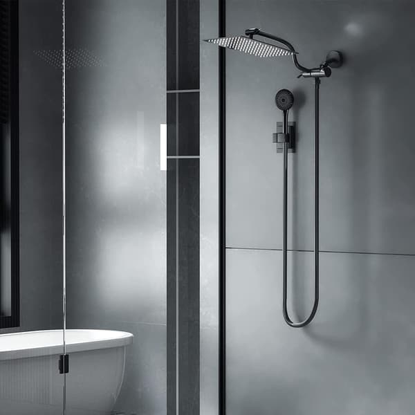 Svart - 1 stk Dusjhodeholder, Universal Dusjhodeholder DXGHC