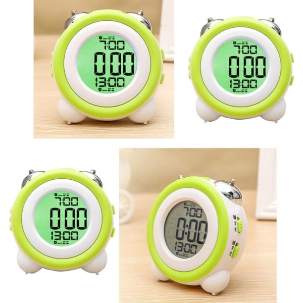 1 stk Mute Bed Clock Kids Desktop Alarm Clock Kids Bed Clock Do DXGHC