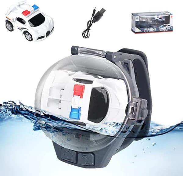Leikkiautokello 2.4G USB-lataus Mini Racing Kaukosäädöllä