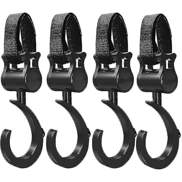 4 barnvagnskrokar 360 graders rotation Barnvagnsbagagekrok Mu DXGHC