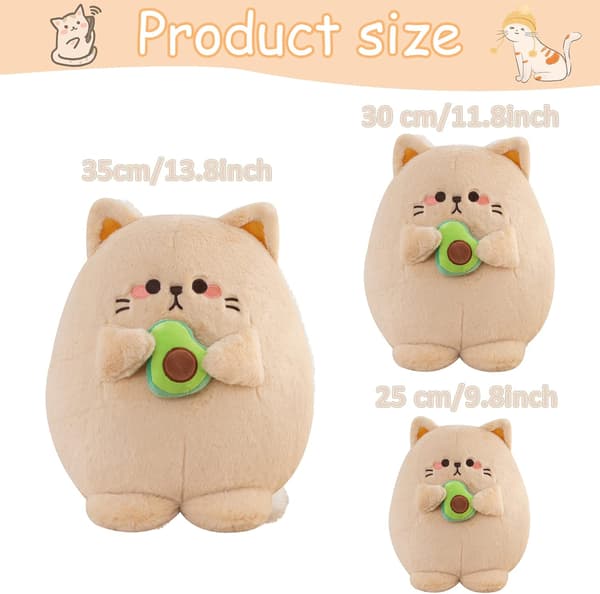 Kawaii Kat Pludset Legetøj Blødt og Knusbart Kitt DXGHC