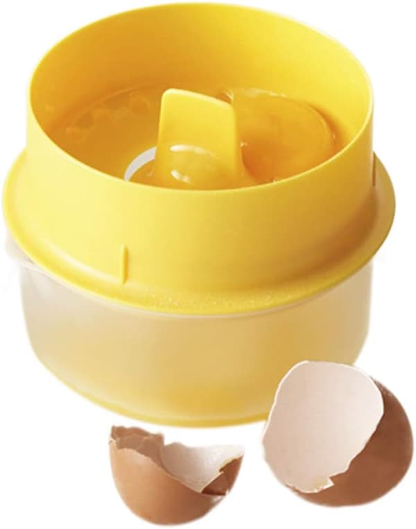 Hvit Eggeplommefilter Separator Praktisk Eggedeler med Col