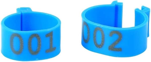 100 stk/pose 20MM 001-100 Nummererte Plast Hønsebein Multifargede G DXGHC