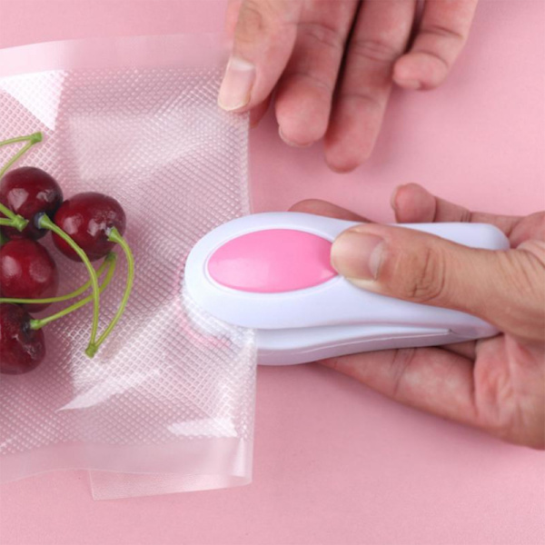 Hjemmeforsegling Maskin, Bærbar Plastposeforsegler for Snacks, Tr