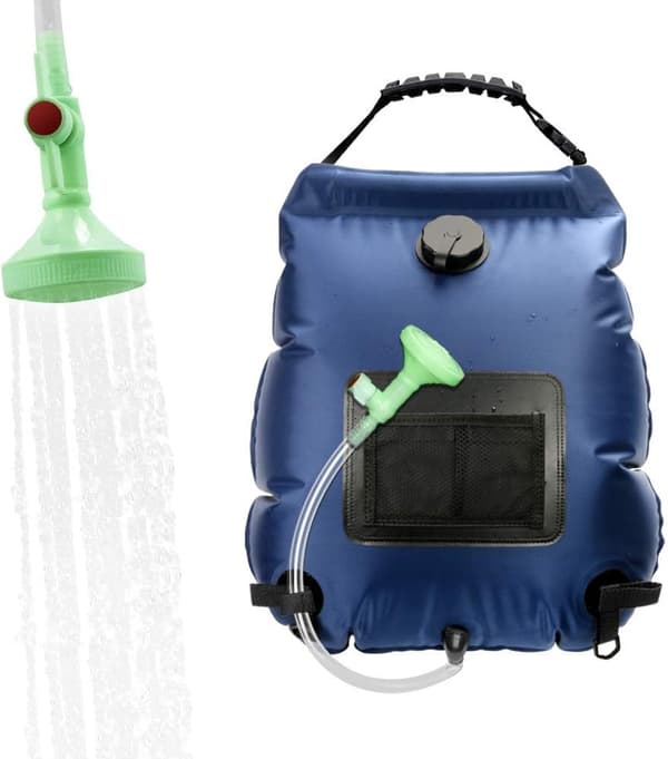 Dewenwils Solvarmt Brusepose Camping, 20L Solvarmt Brusepose DXGHC