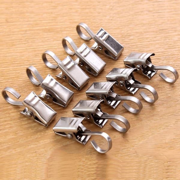 12 rustfrie bruse-ringe med glide-system 12 enkelt DXGHC