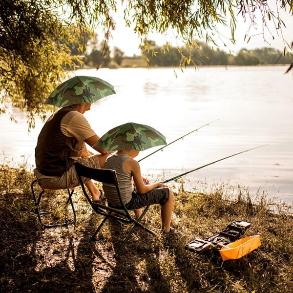 Fiskeriparaply Solbeskyttelse Hovedmonteret Parasol 65 cm Diameter