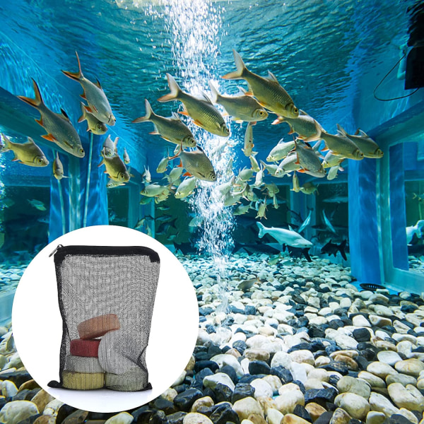 Akvarium Filterpåsar - Fisktank Media Mesh Filterpåse Hög Flöde F