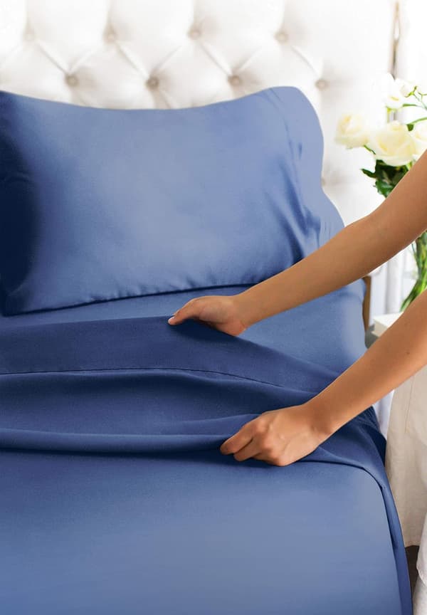 4-delt Sengesæt i Queen Size - Åndbar & Kølende - Hotel L