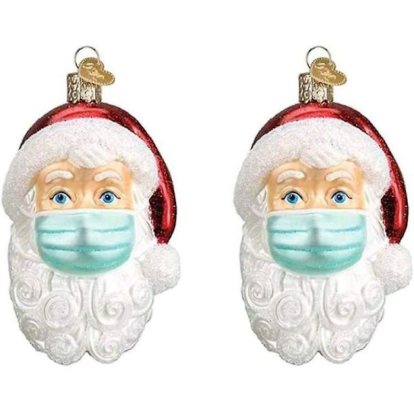 5 stk. Julepynt med Santa Claus
