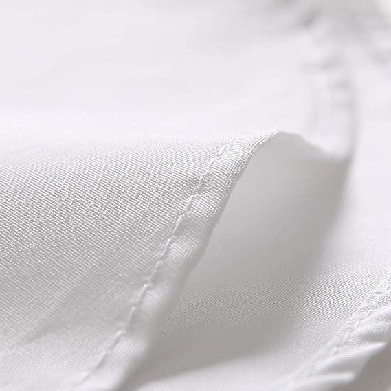 Avtakbar hvit krage skjorte for kontor dame jenter Dickey Half B