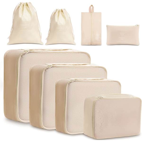 Packningskuber, 8-pack Reseväska Organiseringsset
