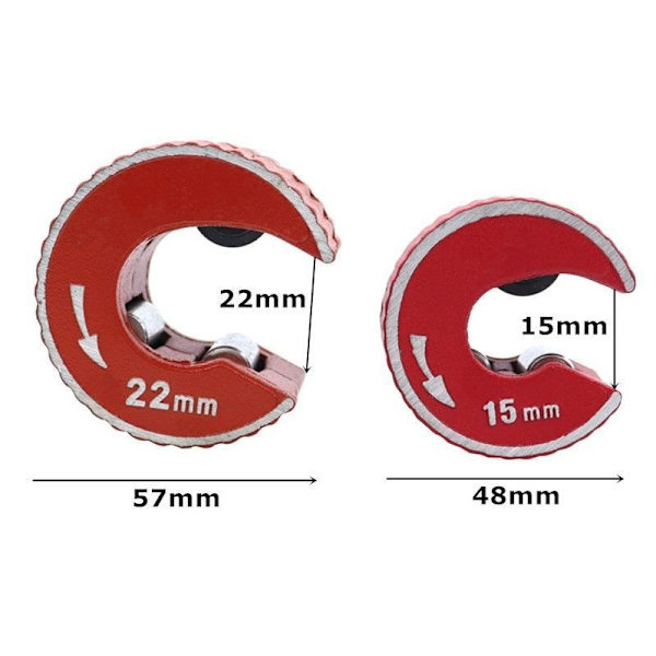 Rörskärare, 15mm tungt rörskärare, mini rörskärare för koppar