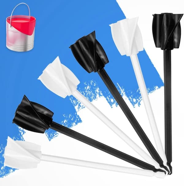 6 Pak Genanvendelige Epoxyharpiks Blandepadler til 1/4\" Boremaskine