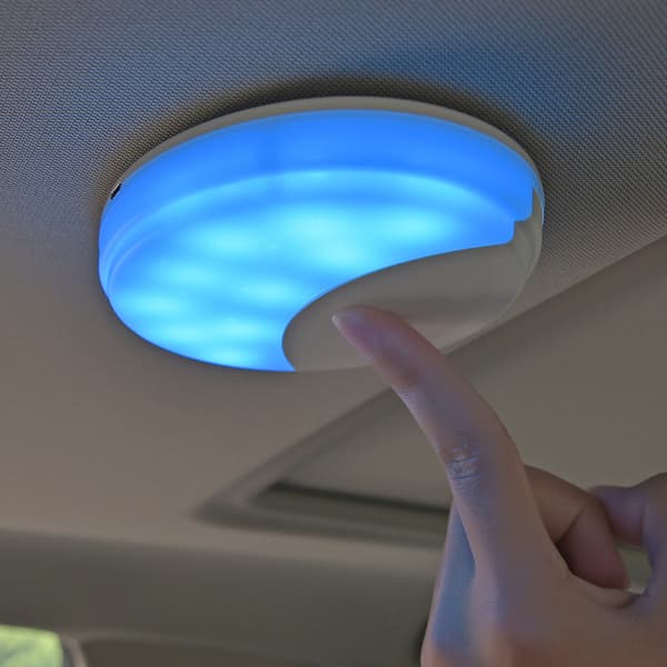 Auto Bil Lamper LED Taklampe Kuppel Lys USB Oppladbar Berøring